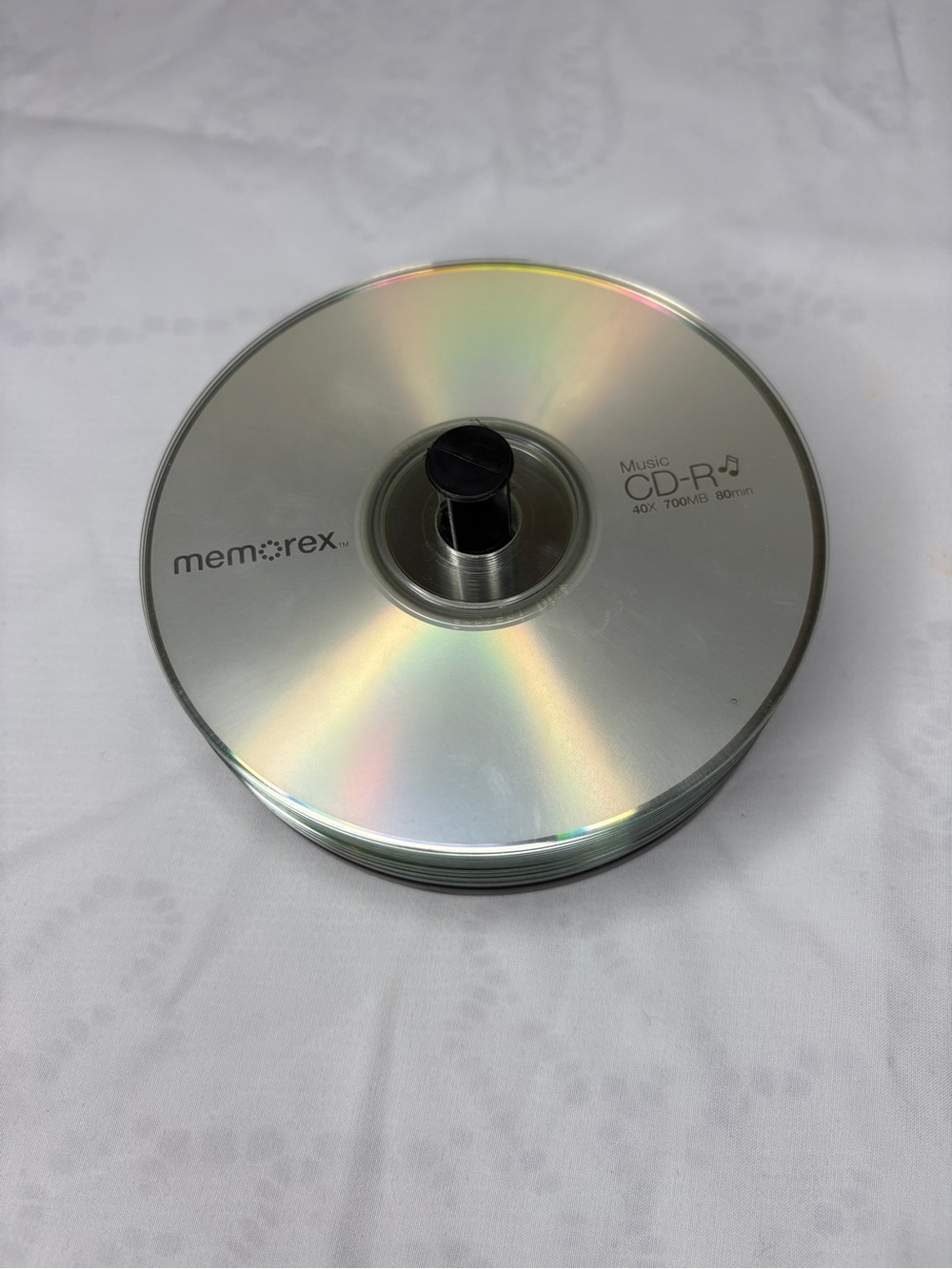 Memorex Silver CD-R Discs - 700MB Music CD-R Spindle